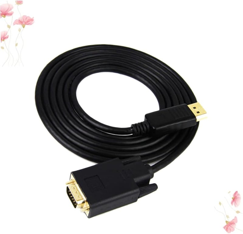 Displayport to VGA Adapter Cable Gold Plated Connectors for Computer Laptop Projector HDTV - Image 5